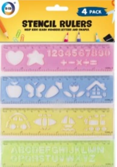 Ruler Stencil -  UK